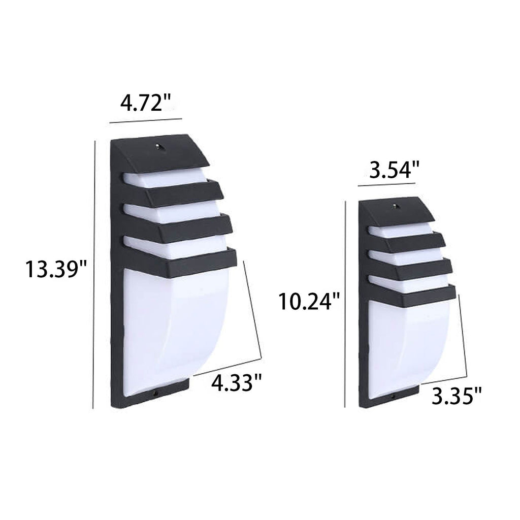 Curved Geometric Outdoor Light