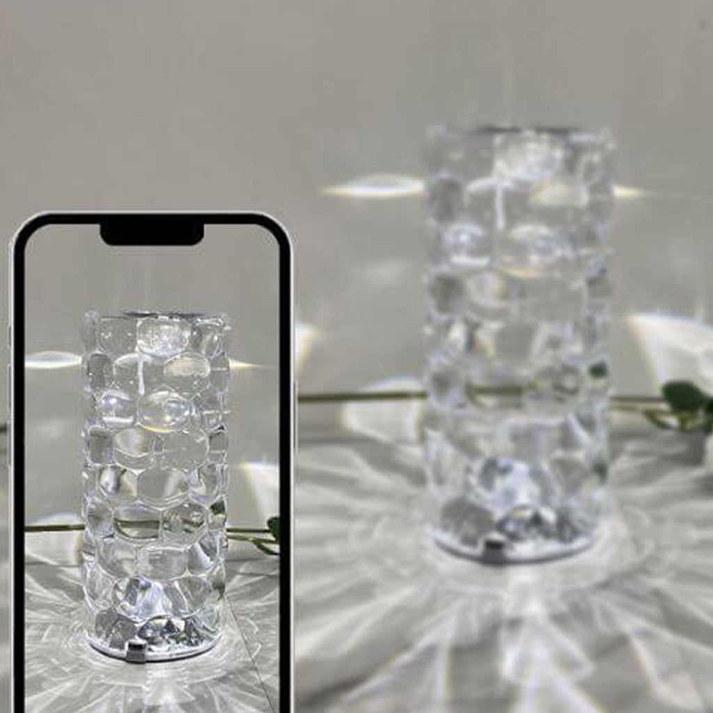 Crystal Diamond Water Drop Table Lamp