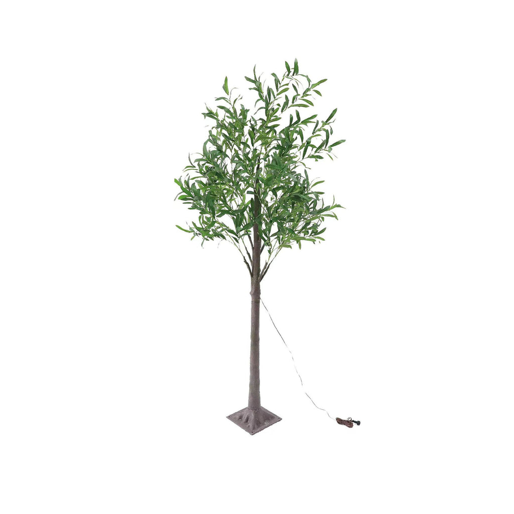 Olive Leaf Simulation Plants Floor Lamp