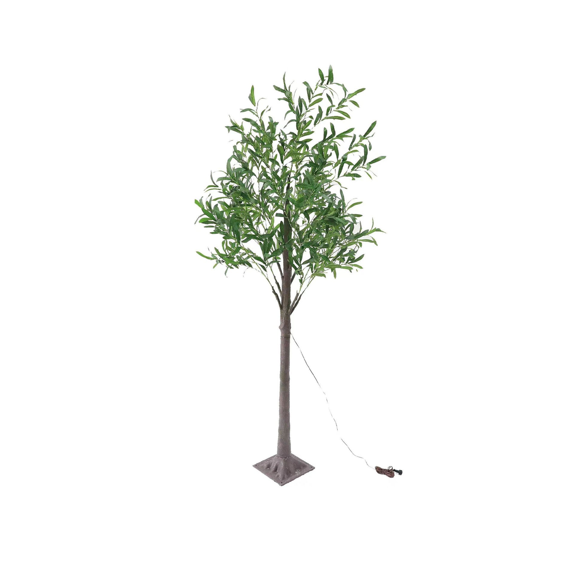 Olive Leaf Simulation Plants Floor Lamp