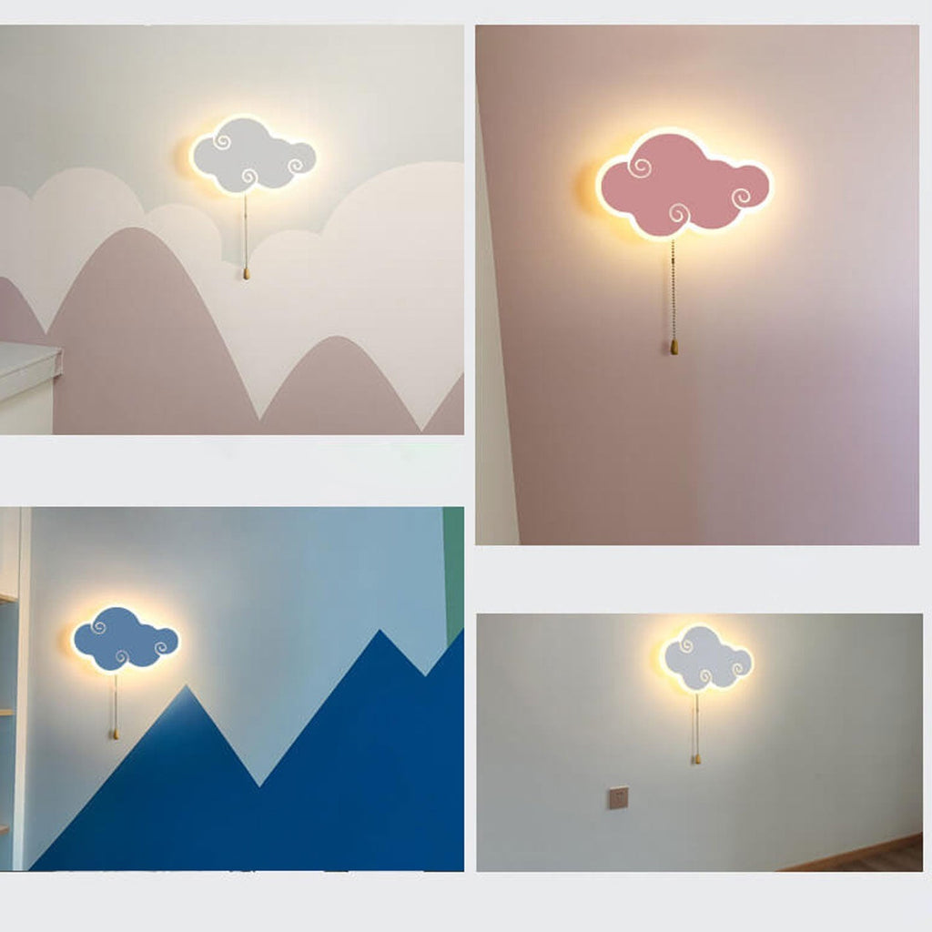 Cloud Cartoon Design Wall Lamp