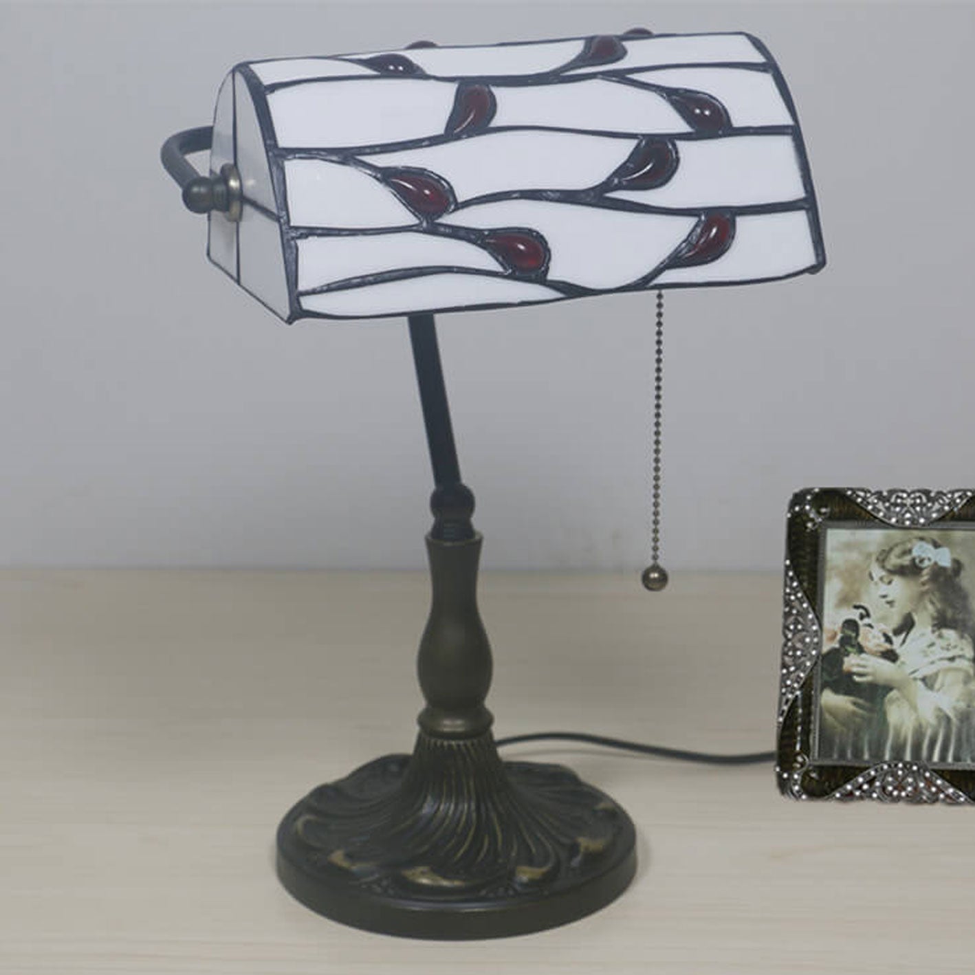 Lucite Beads Design Table Lamp