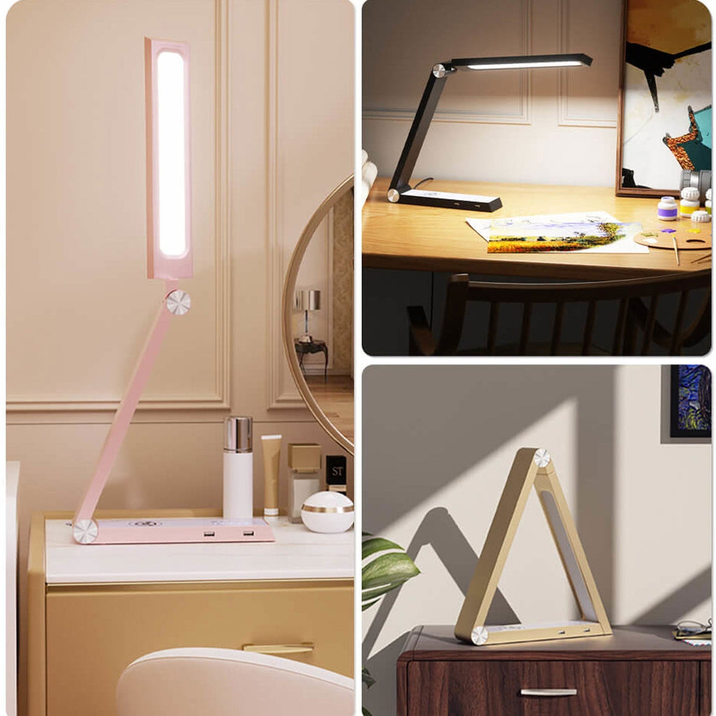 Triangle Eye Protection Rechargeable Table Lamp