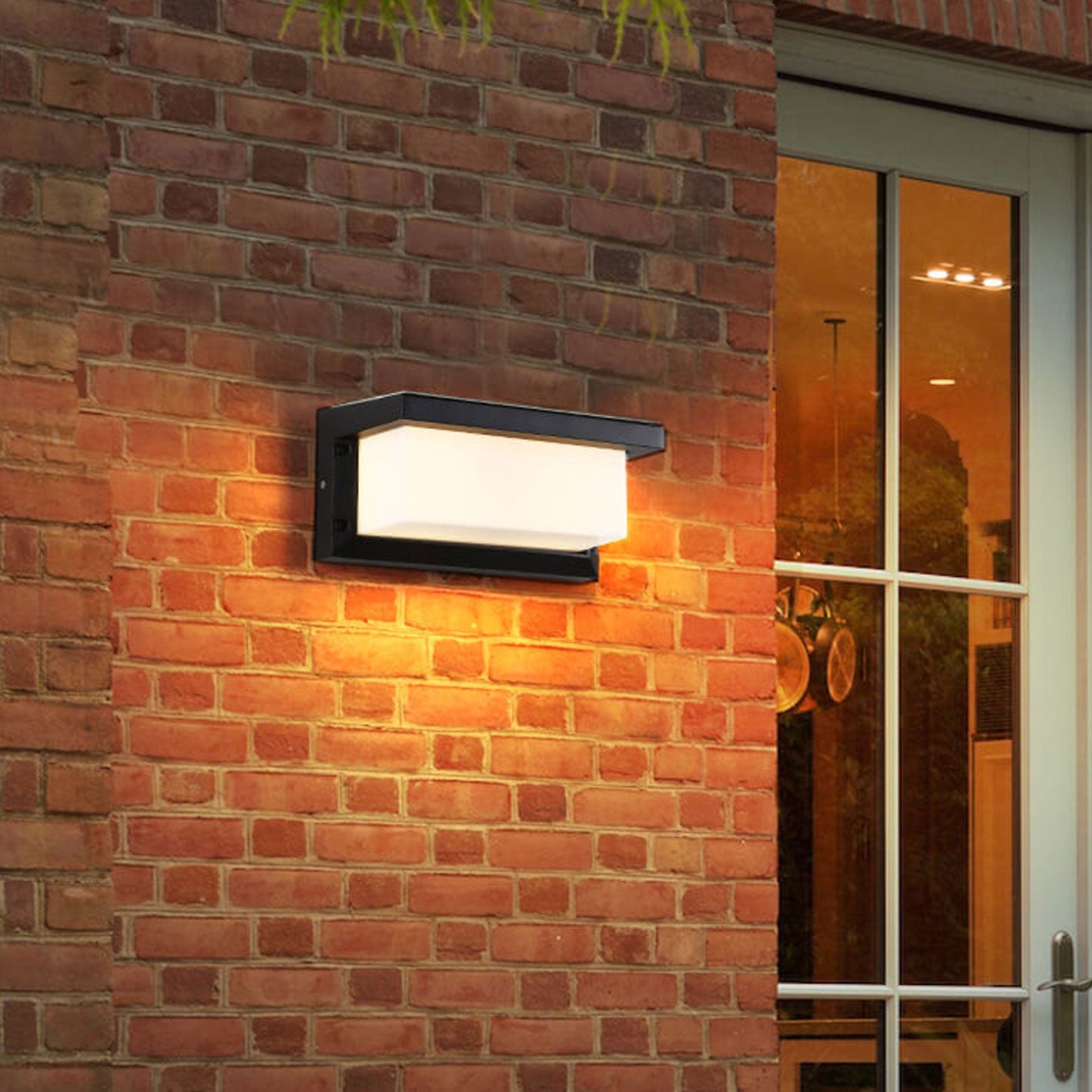 Square Geometry Outdoor Light