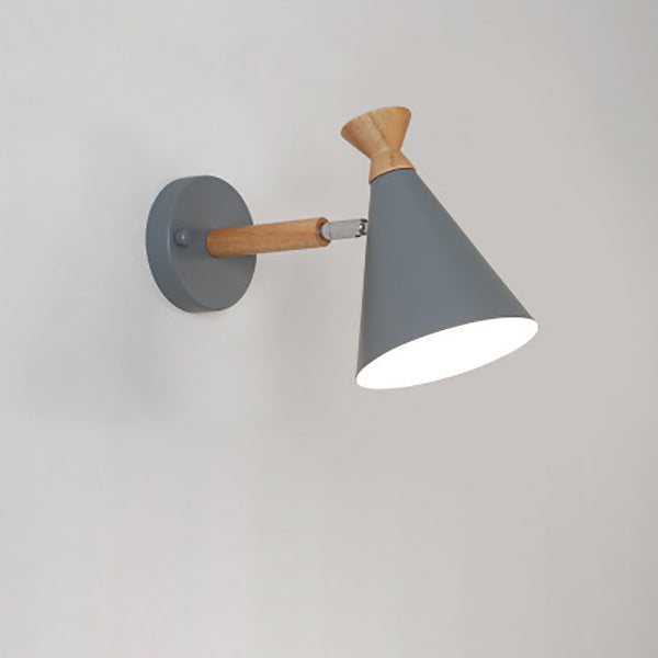Bell Wood Wall Lamp