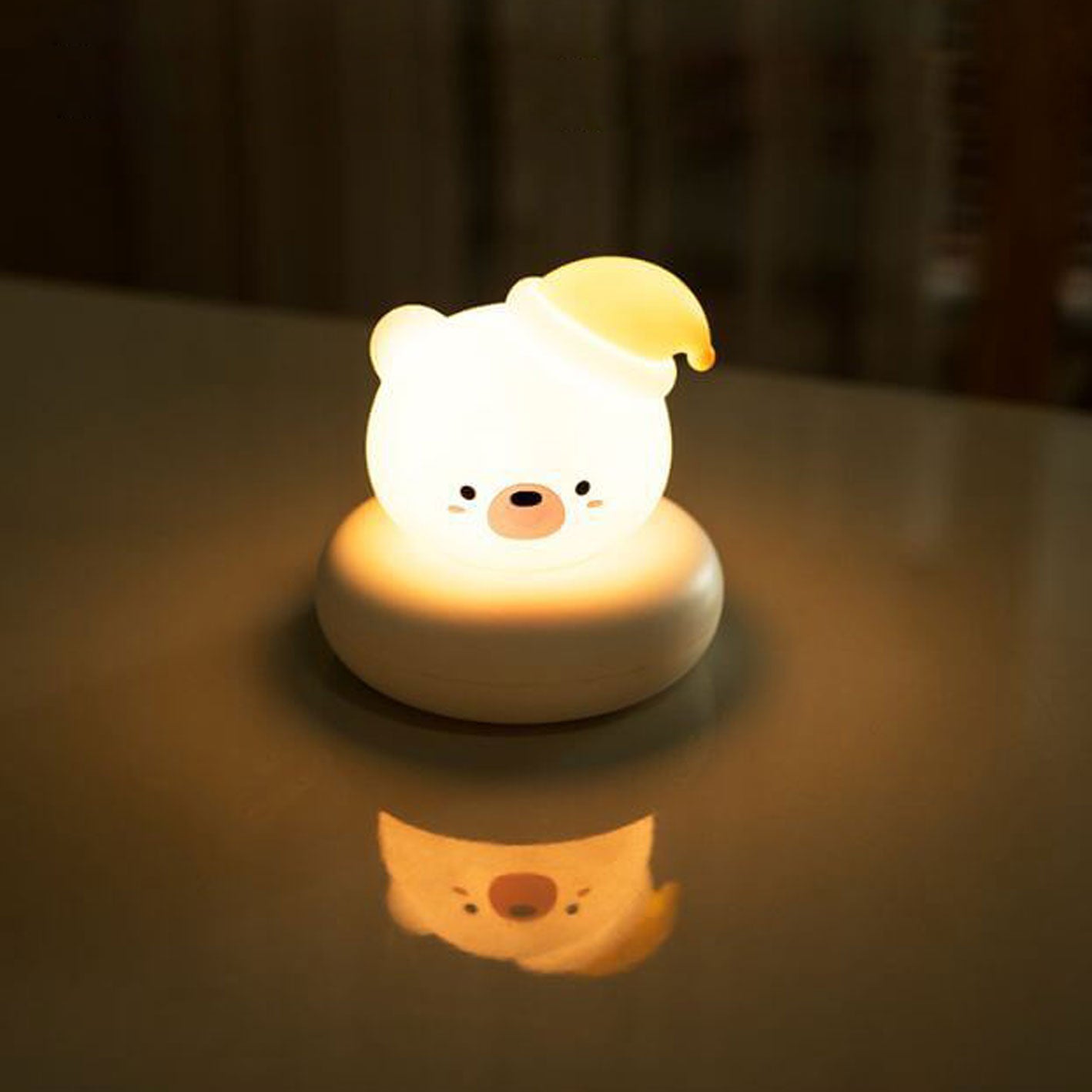 Cute Animals Night Pat Table Lamp