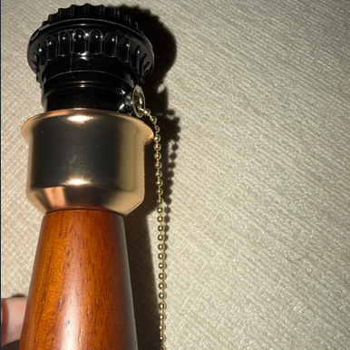 Zipper Switch Pleated Drum Table Lamp