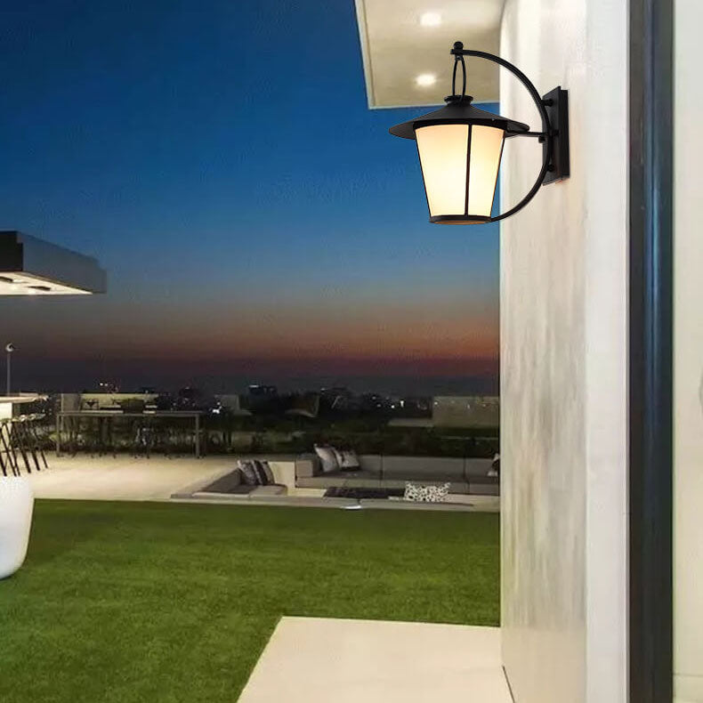 Glass Iron Moisture-proof Patio Outdoor Light