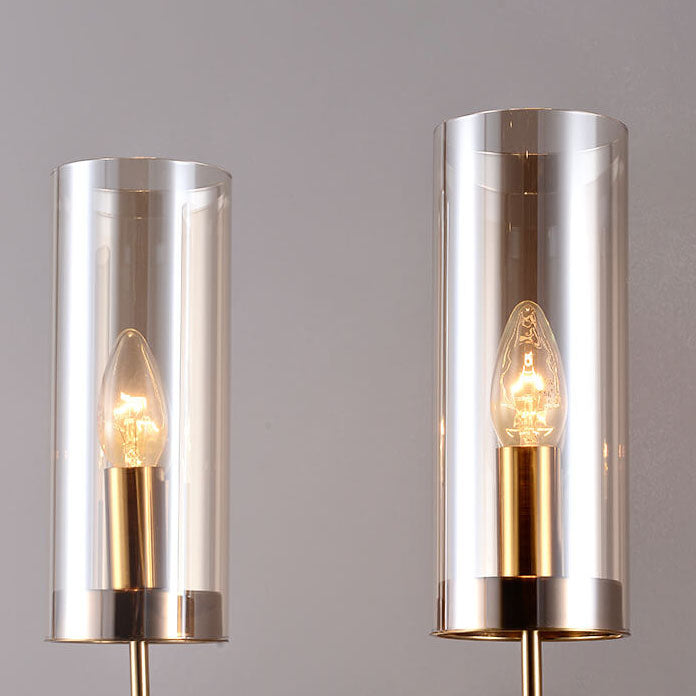 Glass Iron Wall Lamp