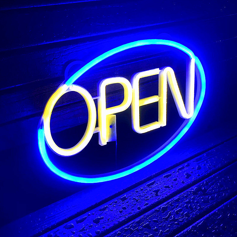 PS OPEN Neon Dining Outdoor Light