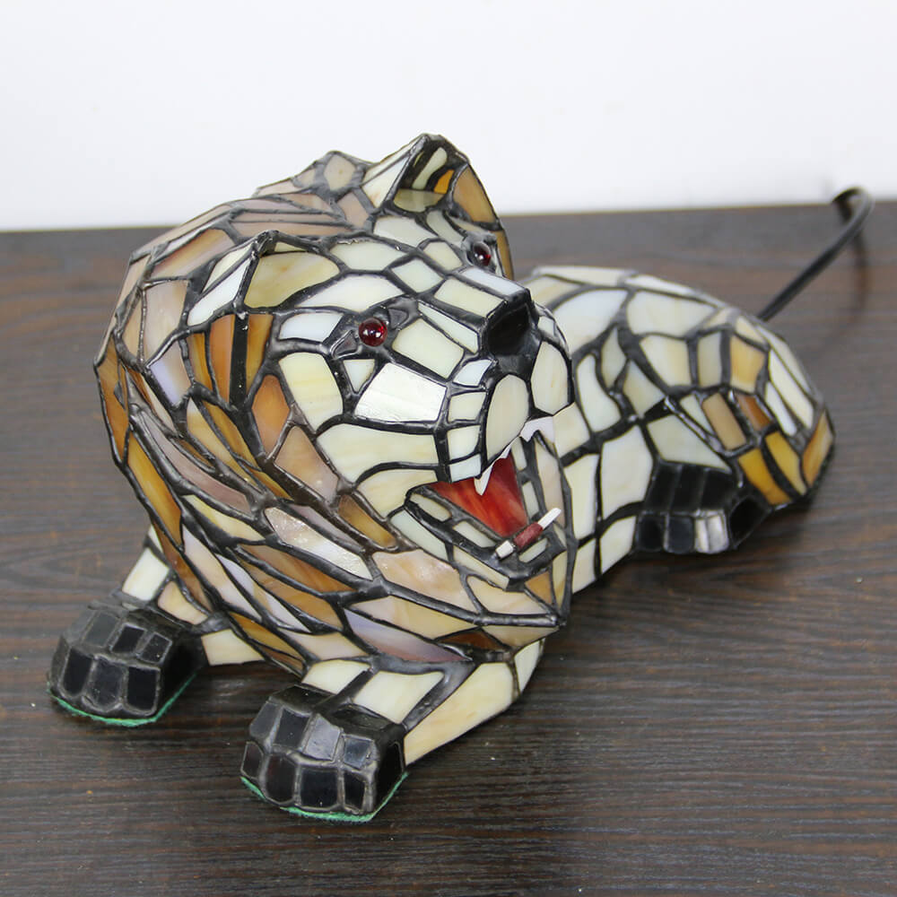 Animal Stained Glass Decorative Table Lamp