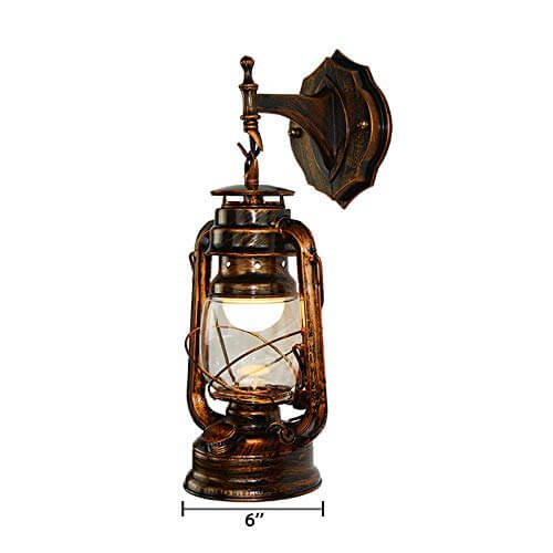 Lantern Armed Wall Lamp
