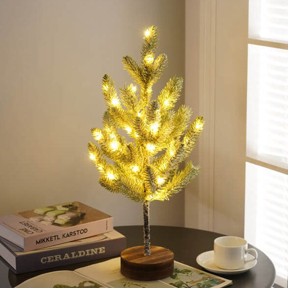 Christmas Decorative Cedar Needle Table Lamp