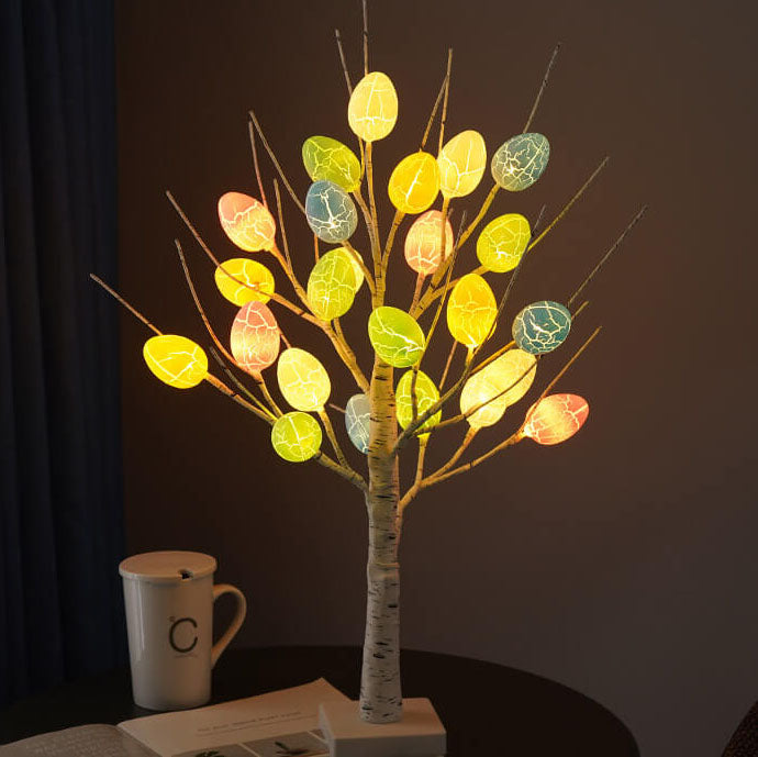 Holiday Decorative Colorful Egg Table Lamp