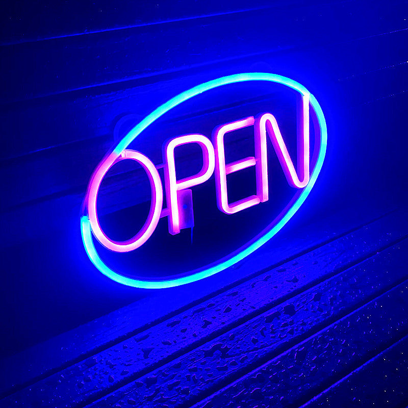 PS OPEN Neon Dining Outdoor Light