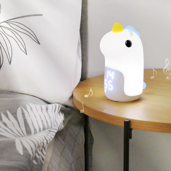 Cartoon Unicorn Timer Alarm Floor Lamp