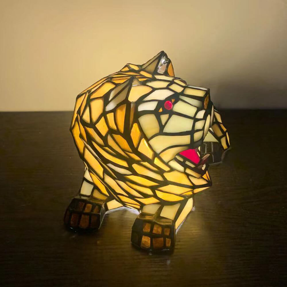 Animal Stained Glass Decorative Table Lamp