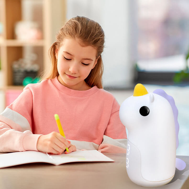 Cartoon Unicorn Timer Alarm Floor Lamp