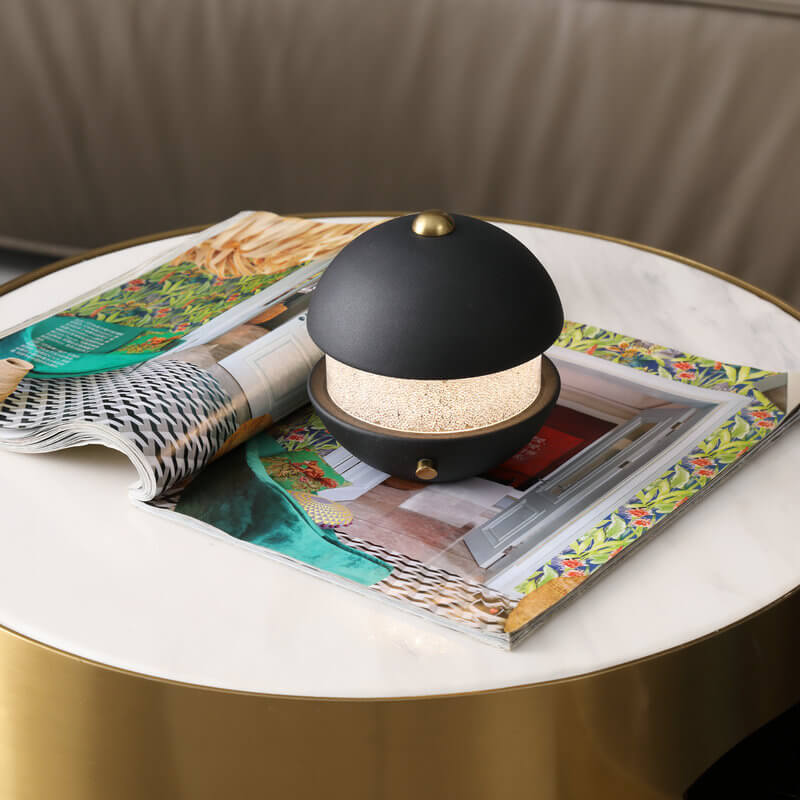 Metal Round Table Lamp