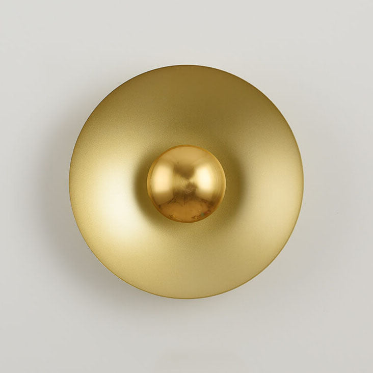 Multicolor Round Disc Hardware Wall Lamp