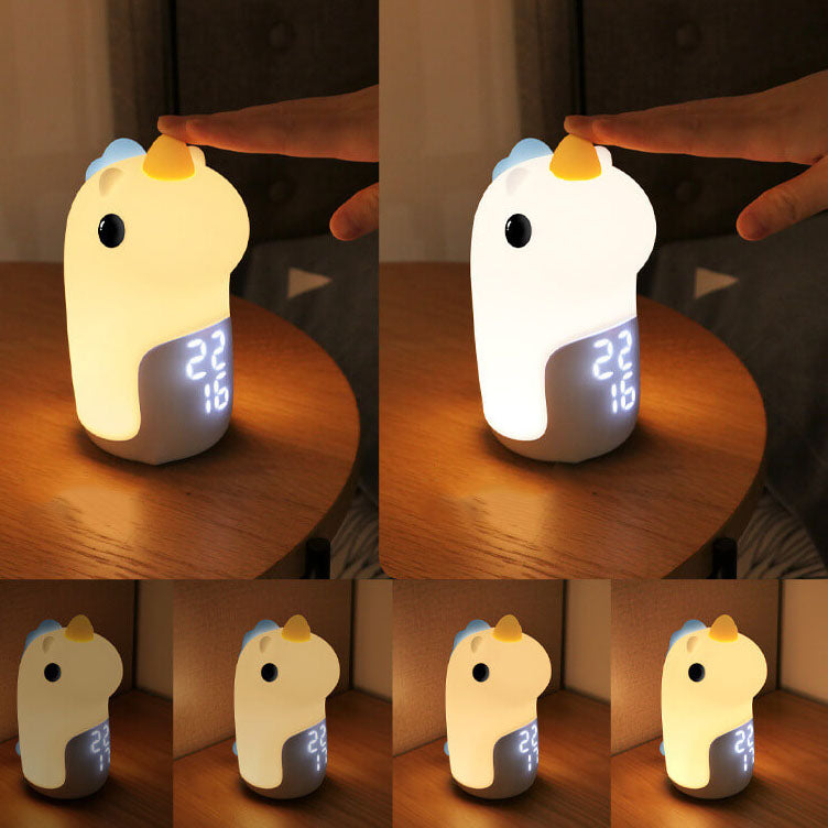 Cartoon Unicorn Timer Alarm Floor Lamp