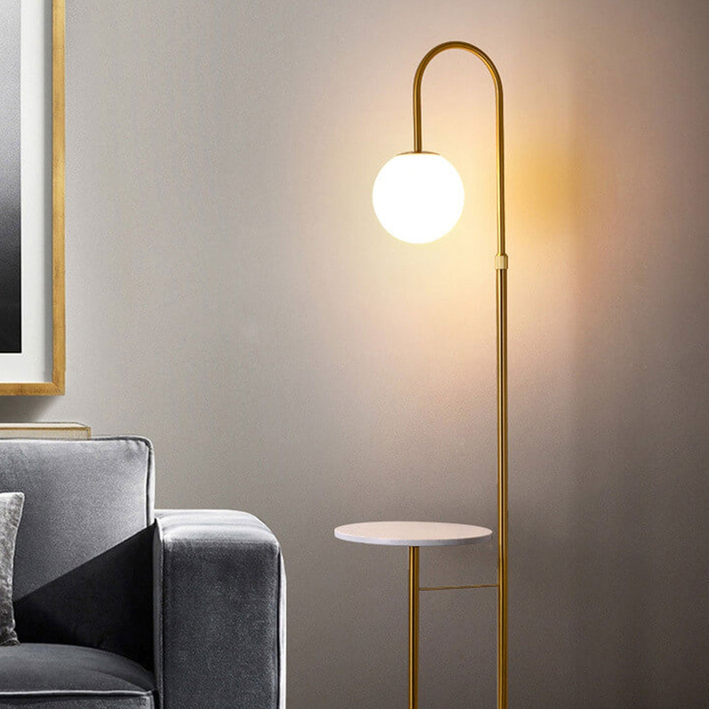 Nordic Minimalist Iron Marble Floor Lamp