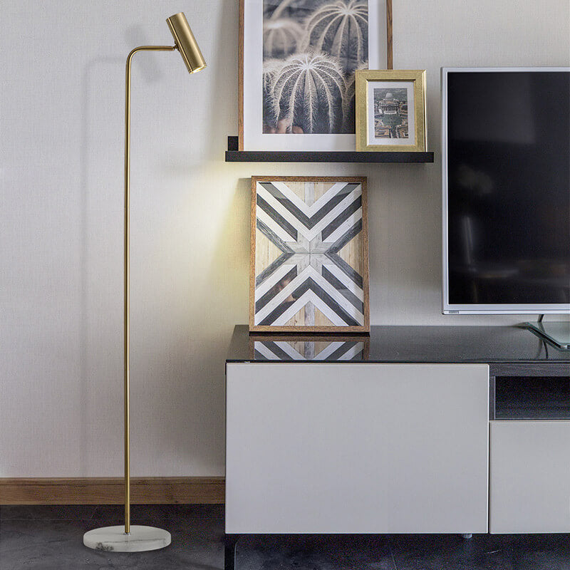 Industrial Iron Simple Base Floor Lamp