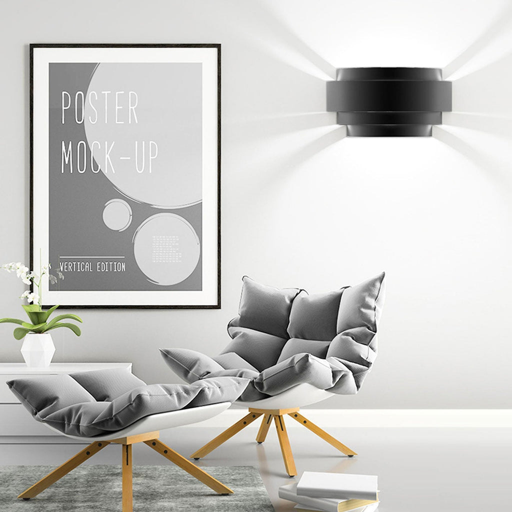 Solid Color Half-circle Iron Wall Lamp