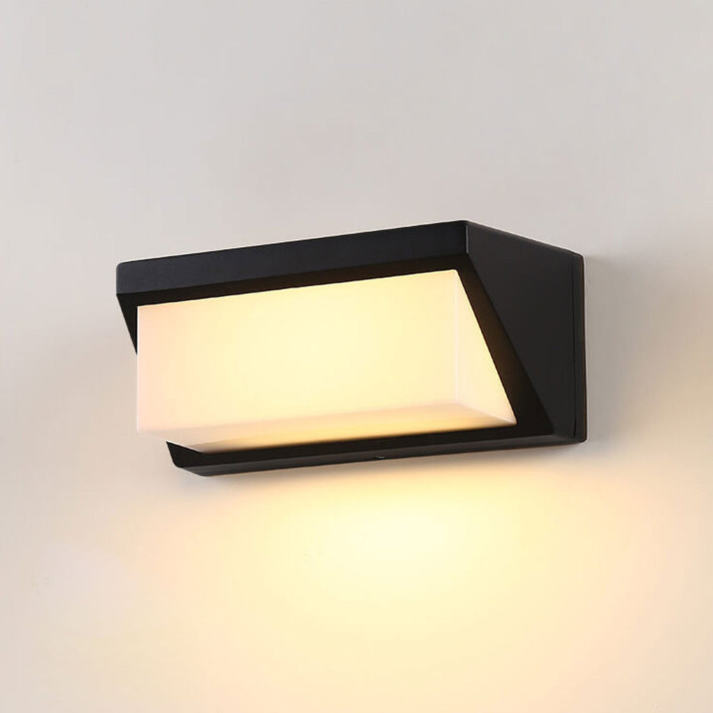 Square Geometry Outdoor Light