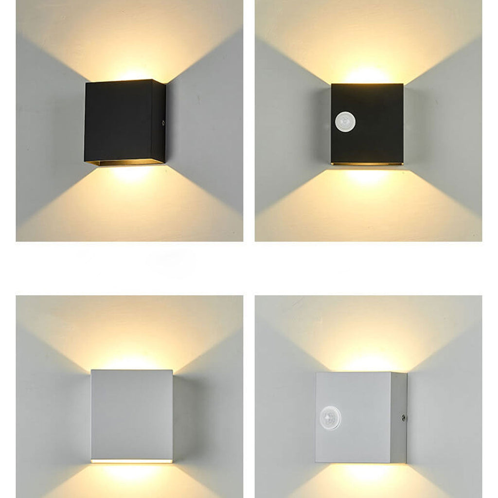 Square Body Sensor Outdoor Light