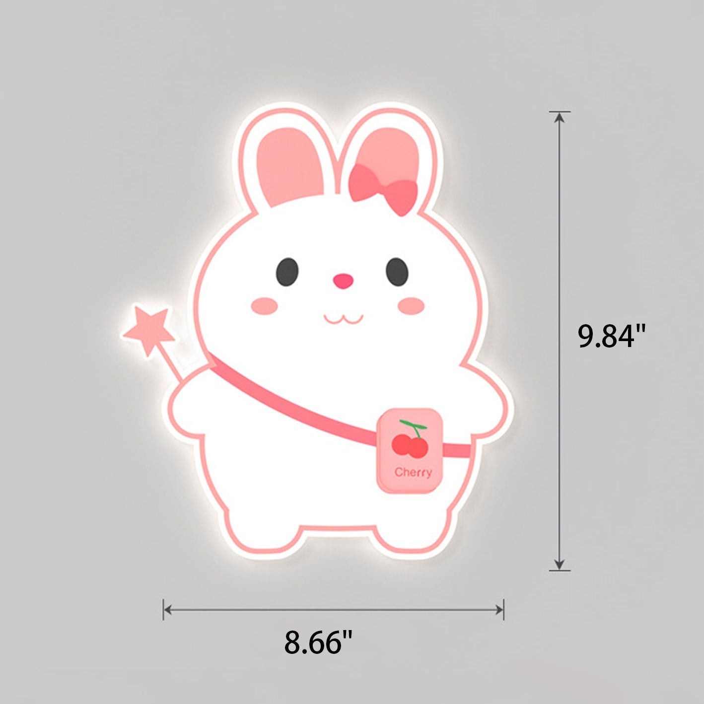 Cartoon Rabbit Unicorn Kids Wall Lamp
