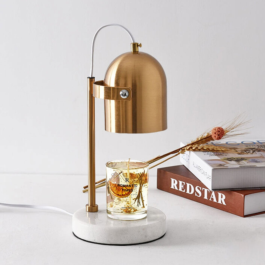 Metal Cylindrical Aromatherapy Melting Table Lamp