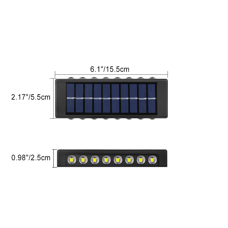 Rectangular ABS PVC Patio Outdoor Light