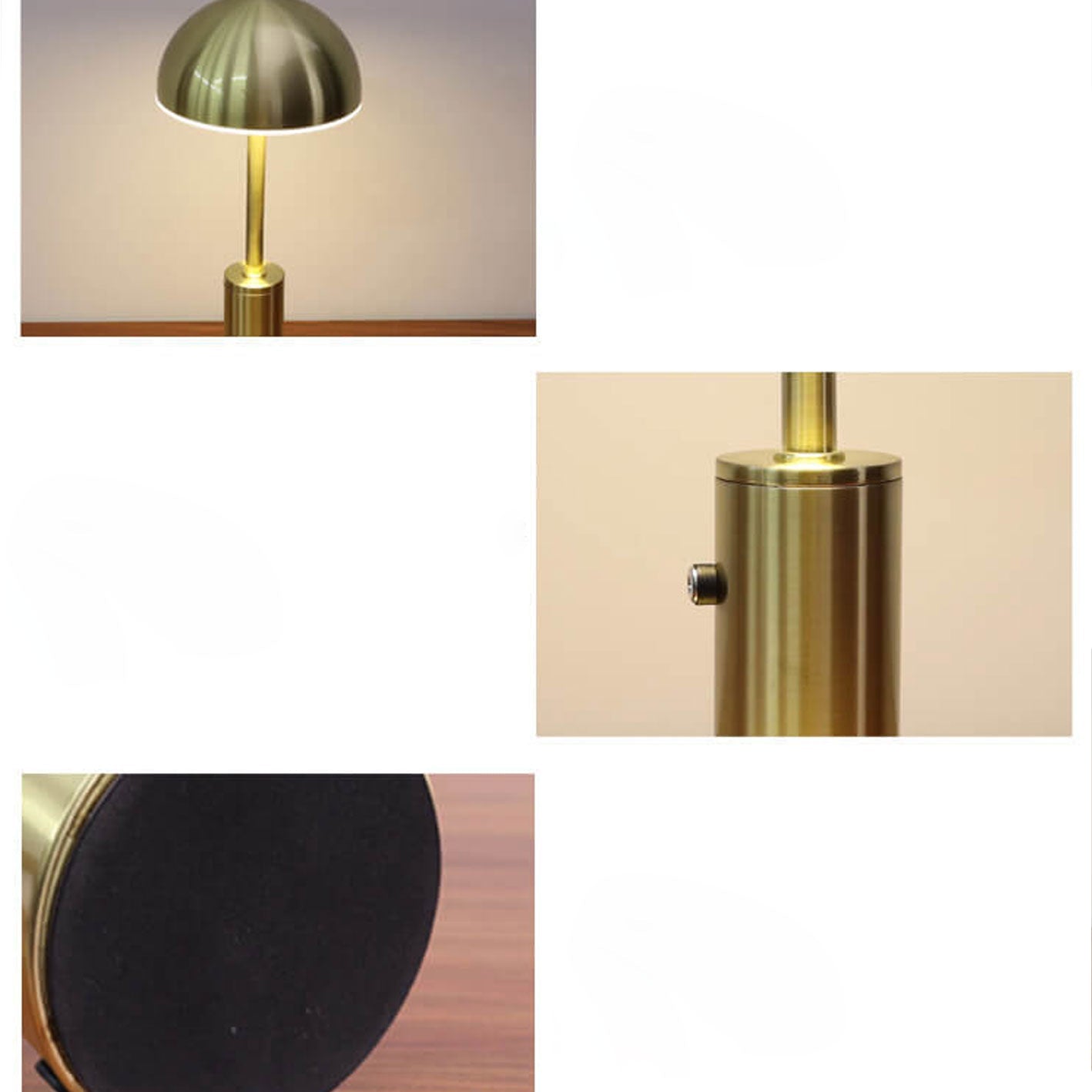 Wrought Iron Rechargeable Table Lamp