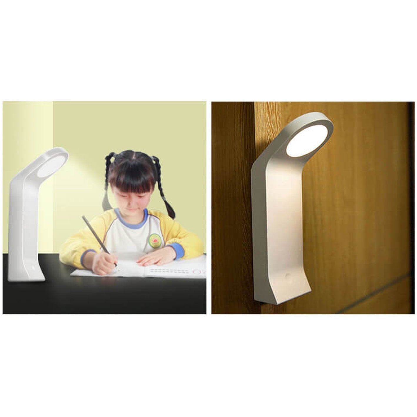 Curved Shape Induction Charging Table Lamp