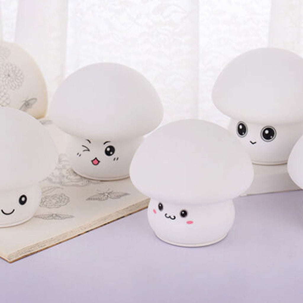Cartoon Mushroom Silicone Night Table Lamp