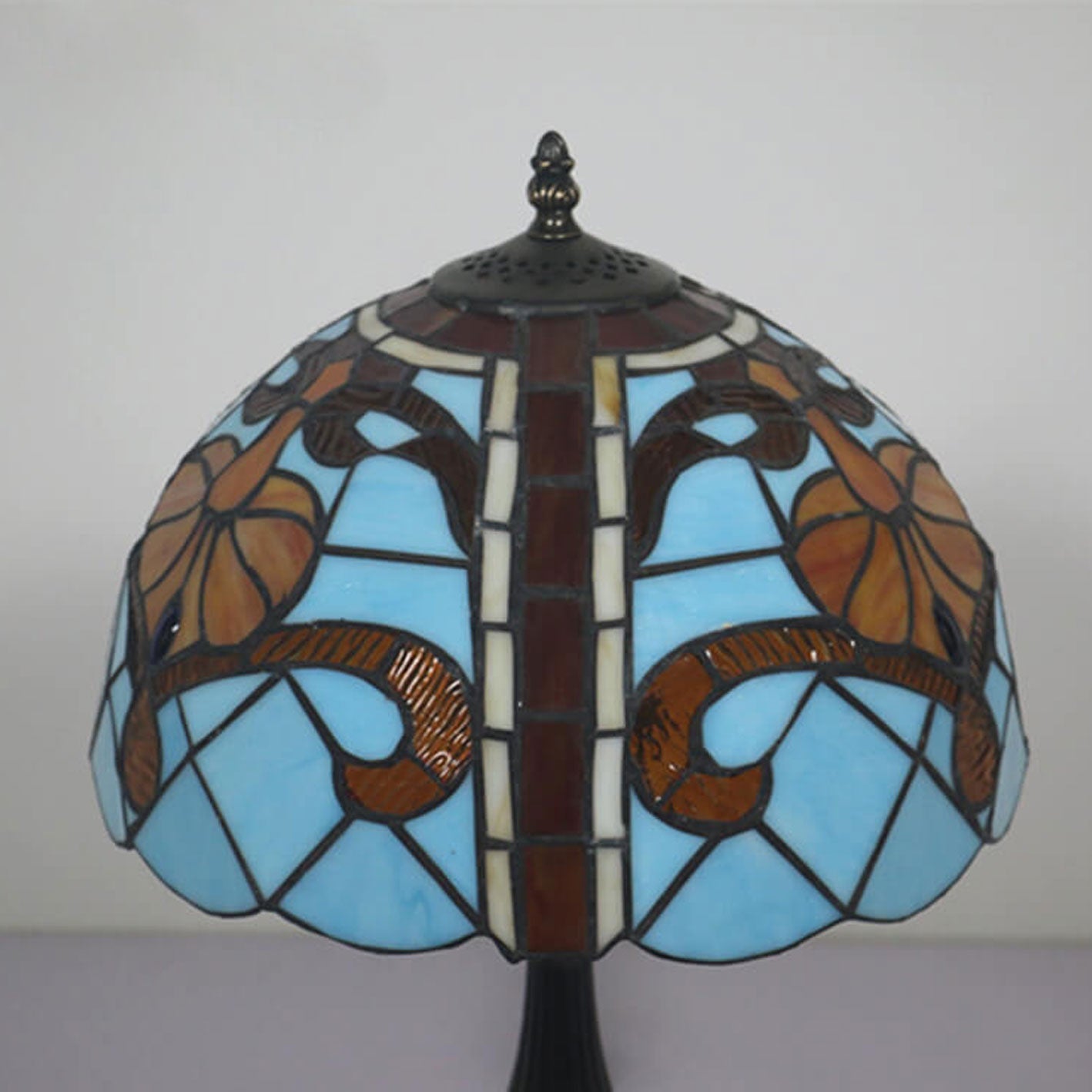 Stained Glass Mediterranean Table Lamp