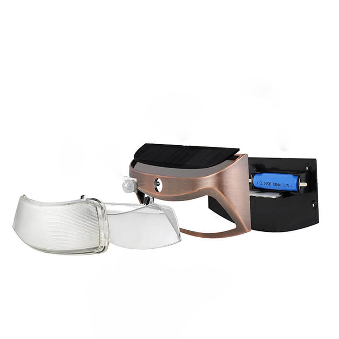 Trapezoid Induction Patio Outdoor Light