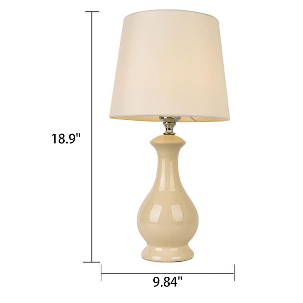 Ceramic Linen Fabric Table Lamp