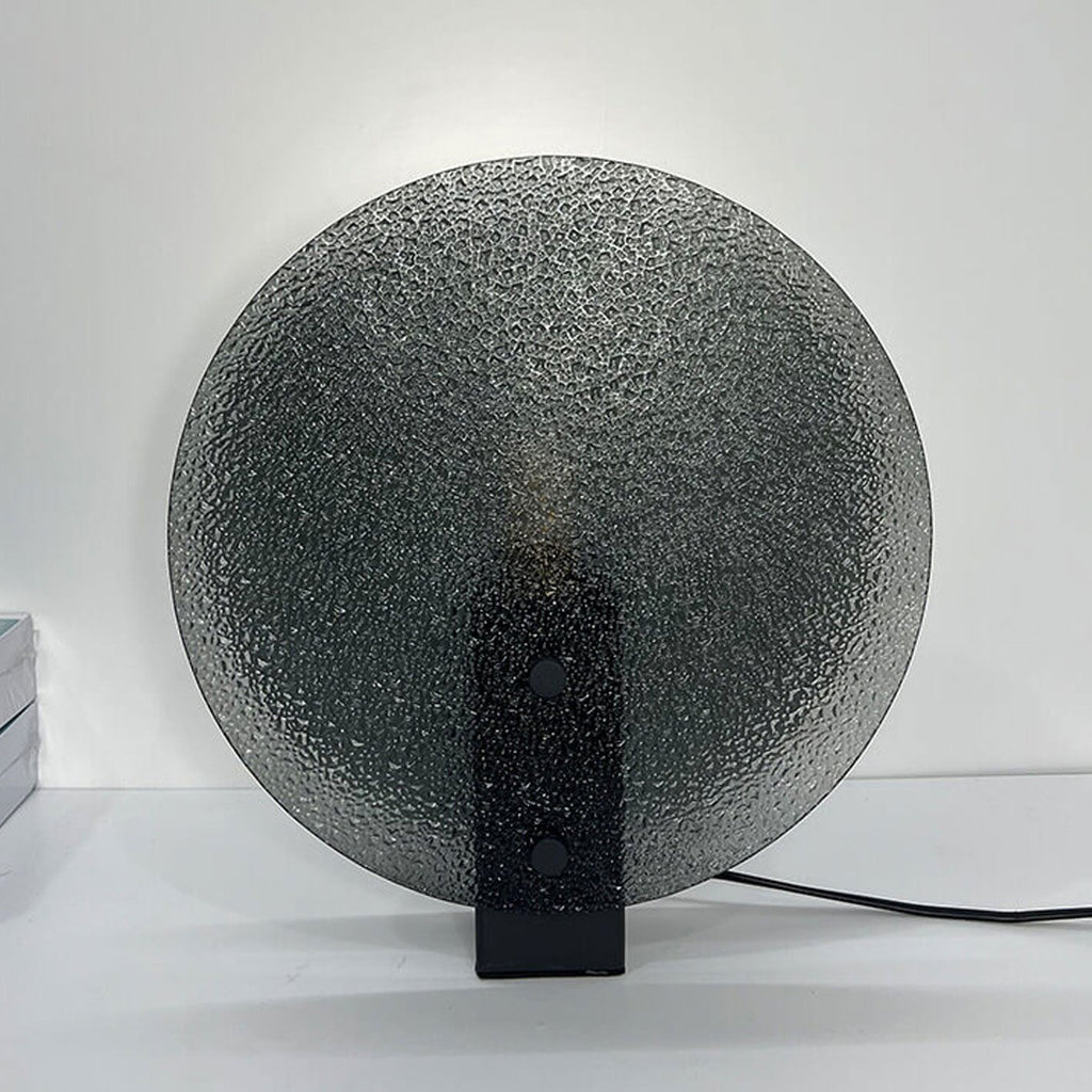 Round Frosted Glass Table Lamp