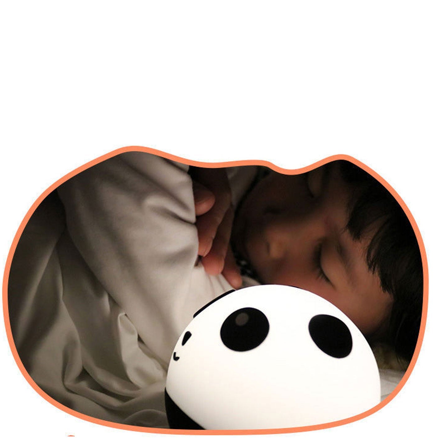 Cute Panda Tumbler Silicone Floor Lamp