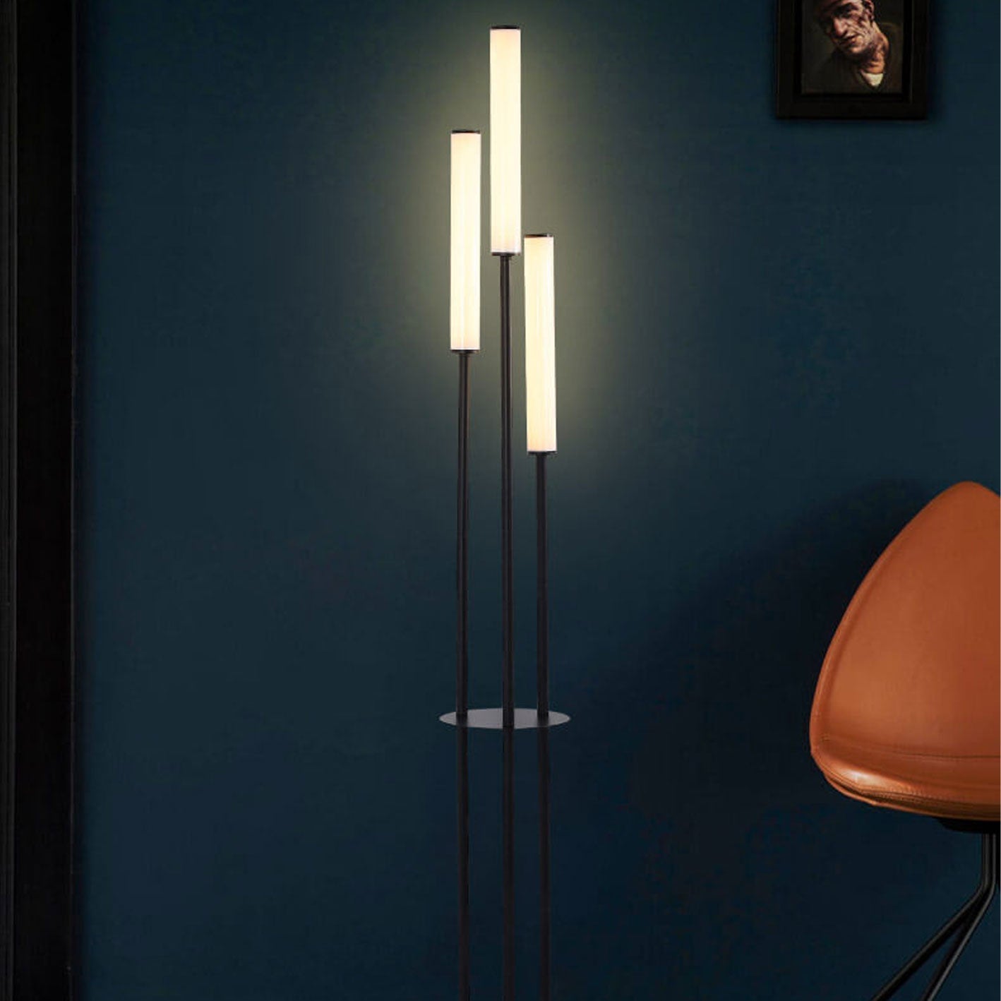 Modern Minimalist Creative Long 3-Light Floor Lamp