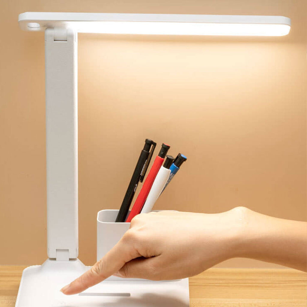 Folding Pen Holder Eye Table Lamp