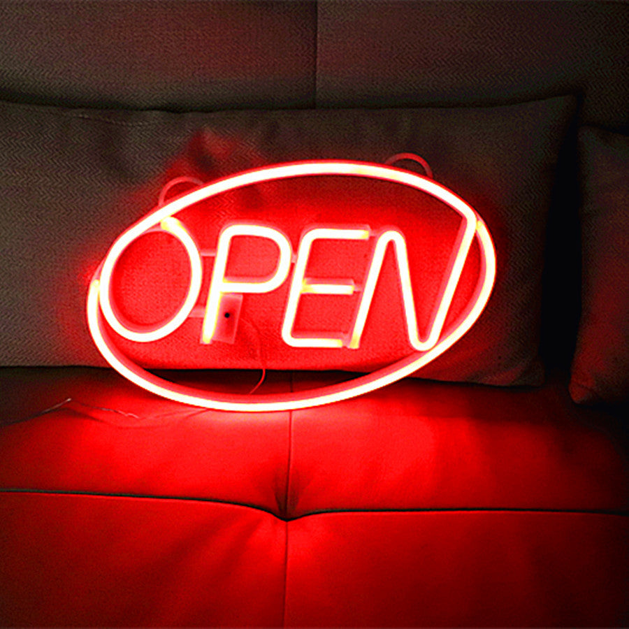PS OPEN Neon Dining Outdoor Light