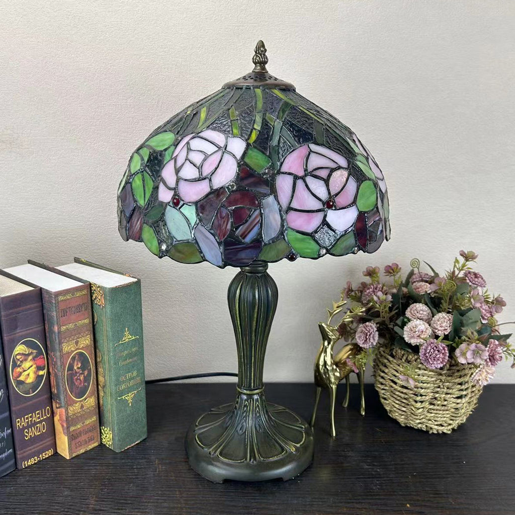 Round Dome Flower Alloy Table Lamp