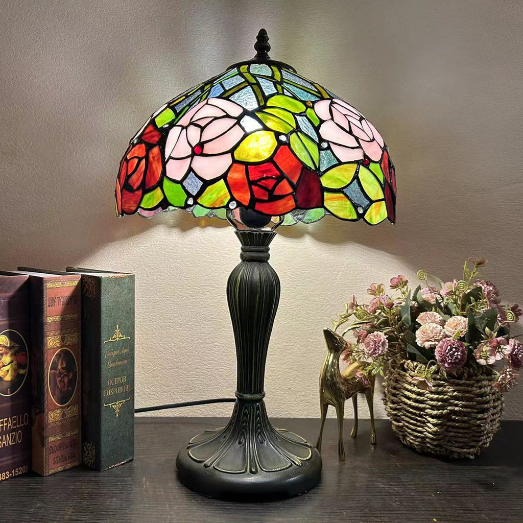 Round Dome Flower Alloy Table Lamp