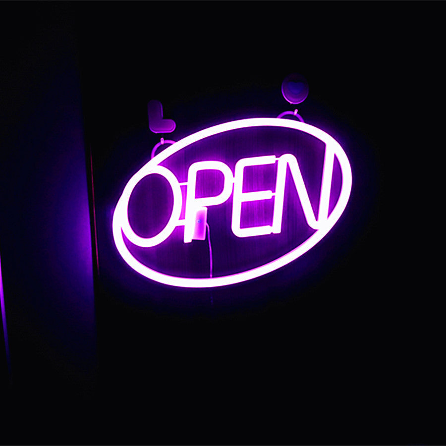 PS OPEN Neon Dining Outdoor Light