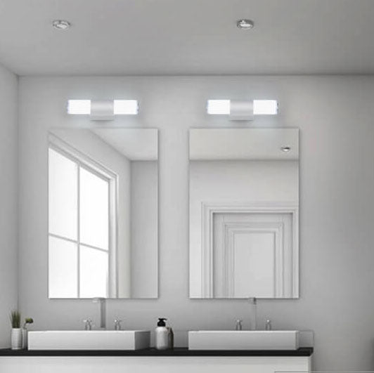 Cylinder Mirror Front Wall Lamp