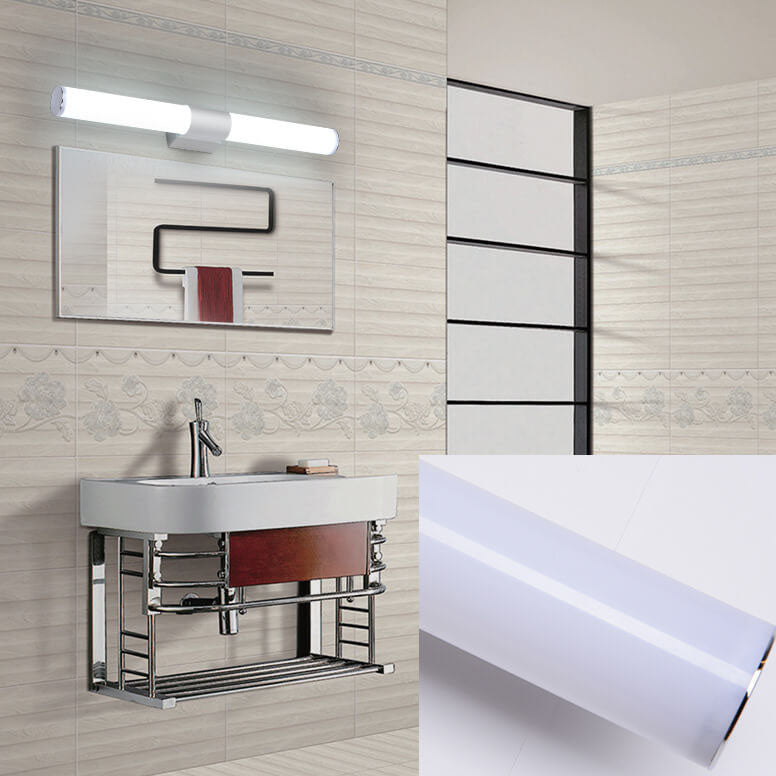 Cylinder Mirror Front Wall Lamp