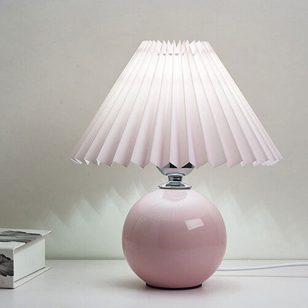 Ceramic Pleated Table Lamp